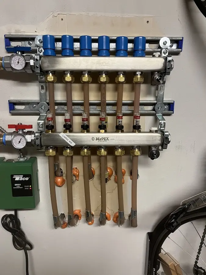 Plumber performing Leak Detection at a residential property in Dumas